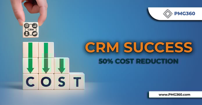  How can a CRM help cut operational costs by 50% 