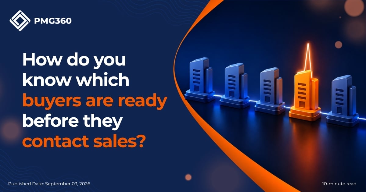 How Do You Know Which Buyers Are Ready Before They Contact Sales?
